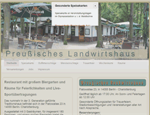 Tablet Screenshot of preussisches-landwirtshaus.de